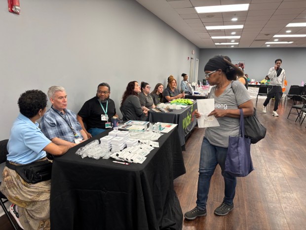 One of the Navigating Our Healthcare System sessions was the Together for Chester Healthcare Resource Fair at Chester City Hall in June. (KATHLEEN E. CAREY - DAILY TIMES)